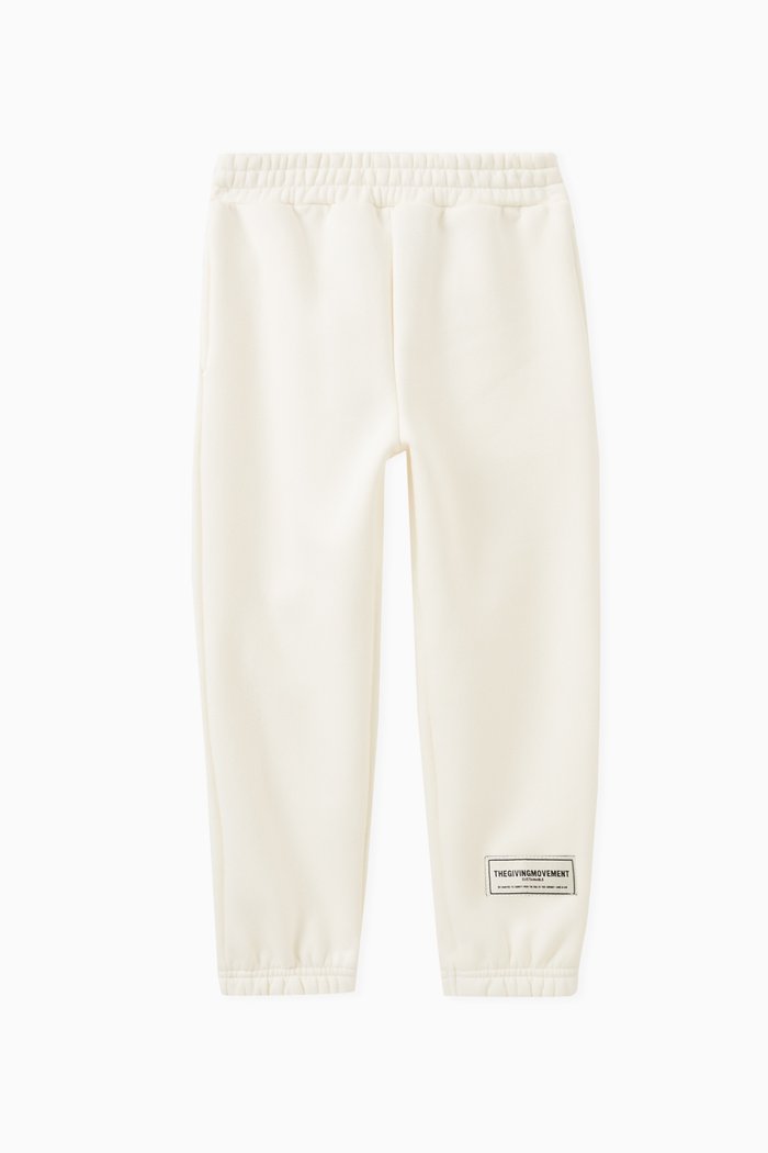 

Logo Joggers in Organic Cotton-blend, Neutral