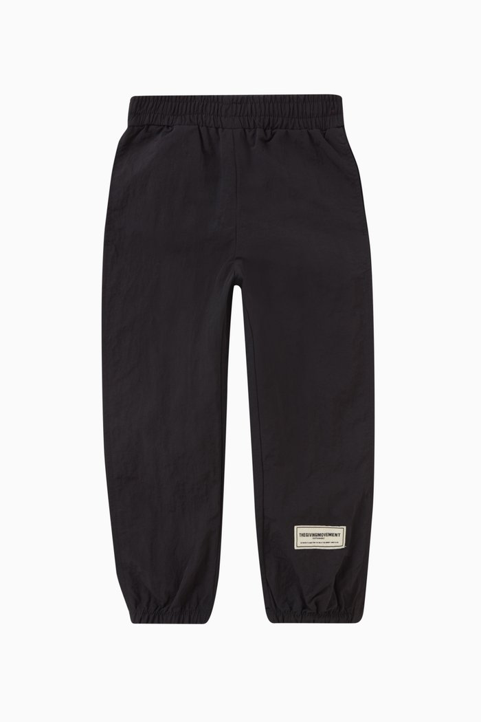 

Logo Joggers in Re-Shell100©, Black