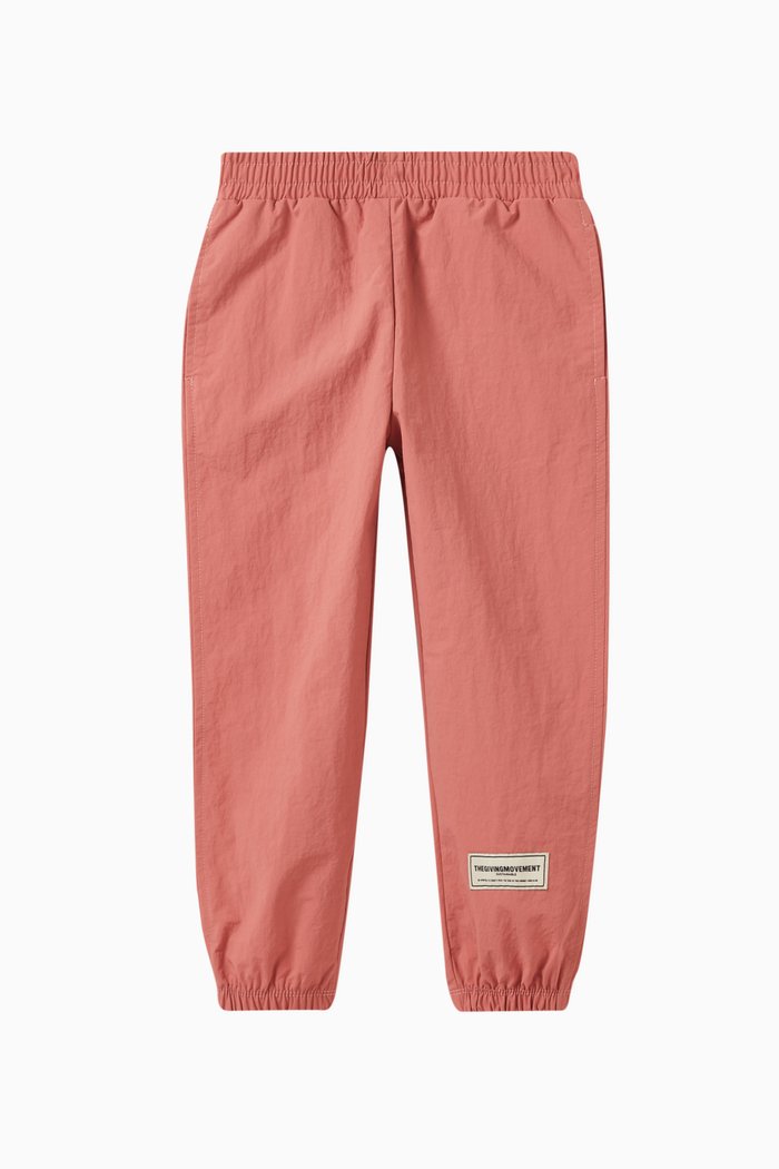 Logo Joggers in Re-Shell100©, Pink