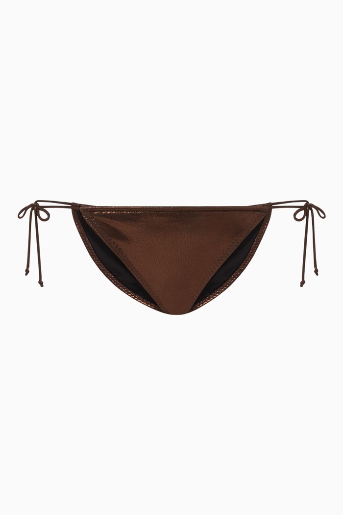 

String Bikini Briefs, Brown