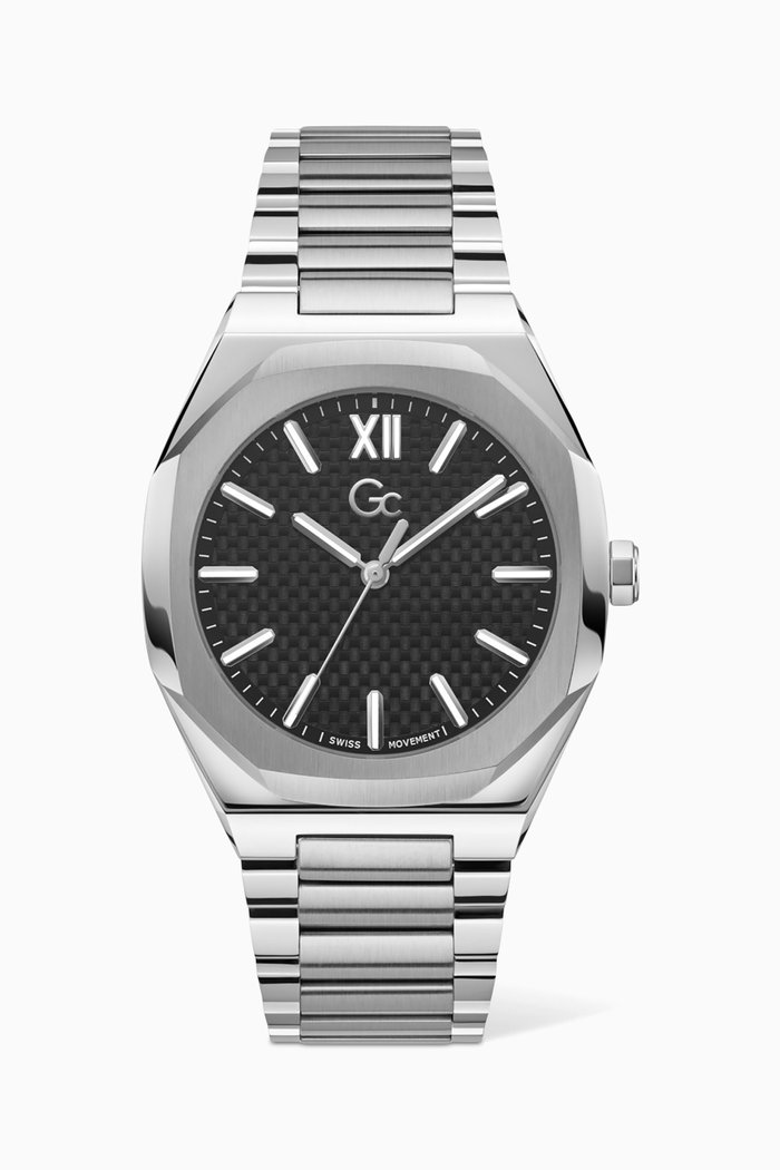 

Coussin Sleek Quartz Stainless Steel Watch, 42mm, Black