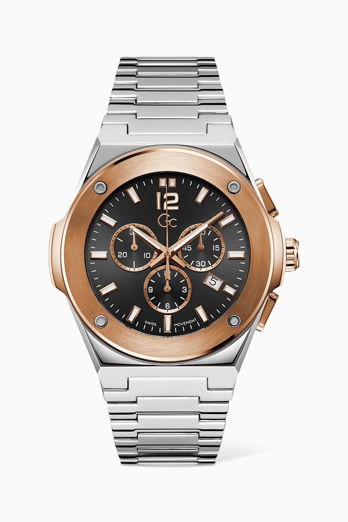 

Idol Chronograph Stainless Steel Watch, 44mm, Black