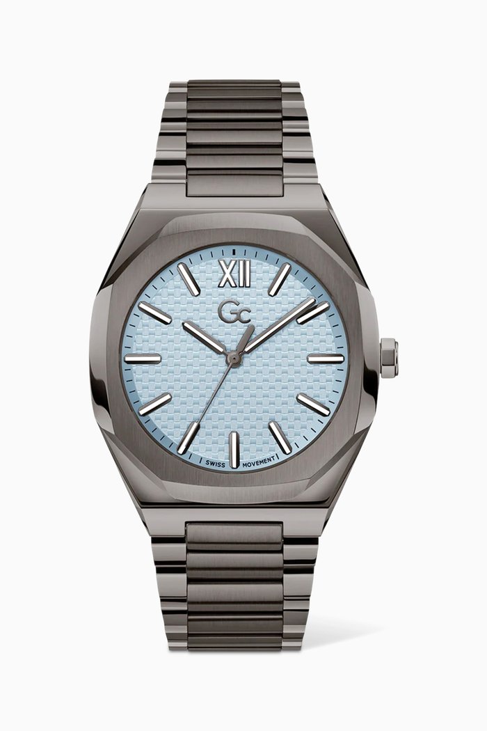 

Coussin Sleek Quartz Stainless Steel Watch, 42mm, Blue
