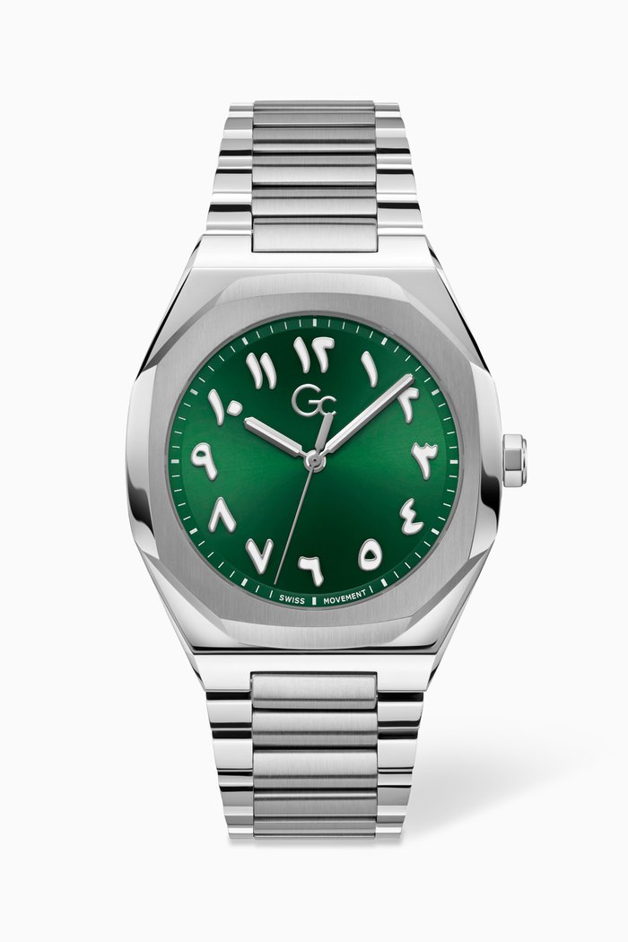 Coussin Sleek Lady Quartz Stainless Steel Watch, 42mm, Green