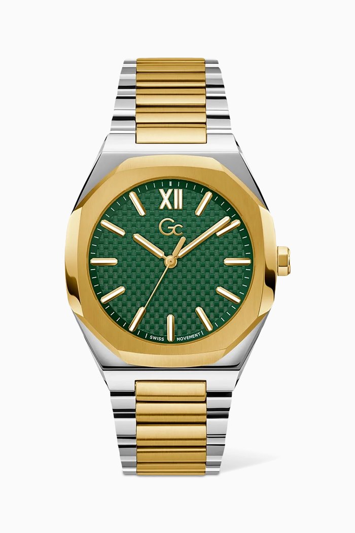 Coussin Sleek Quartz Stainless Steel Watch, 42mm, Green