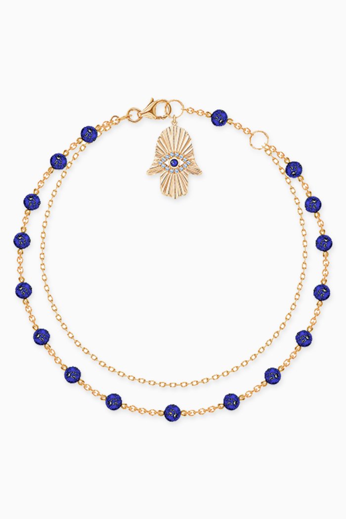

Talisman Diamond & Lapis Lazuli Bracelet in 18kt Yellow Gold