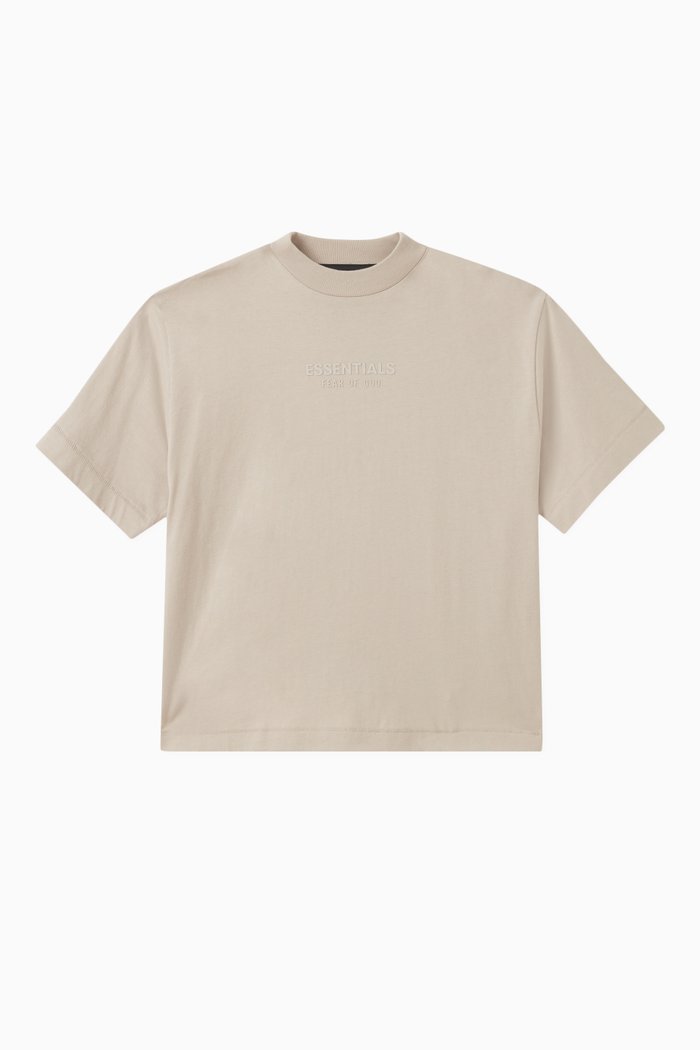 

Essentials Logo T-shirt in Cotton-jersey, White