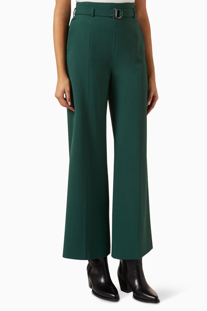 

Picalo Wide-leg Pants, Green