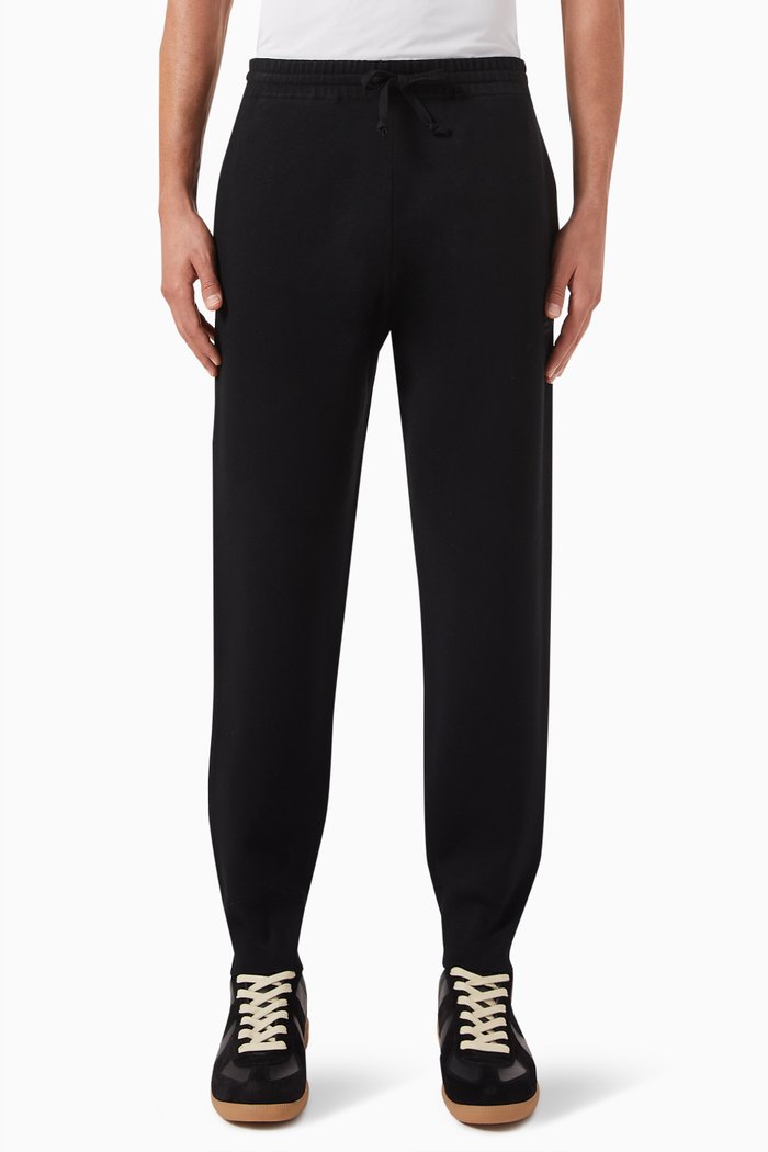 

Home Logo Sweatpants in Viscose-blend, Black