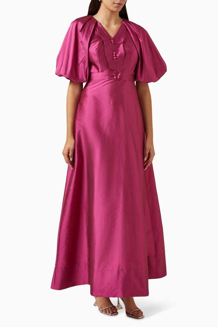 

Buttoned Dress, Pink