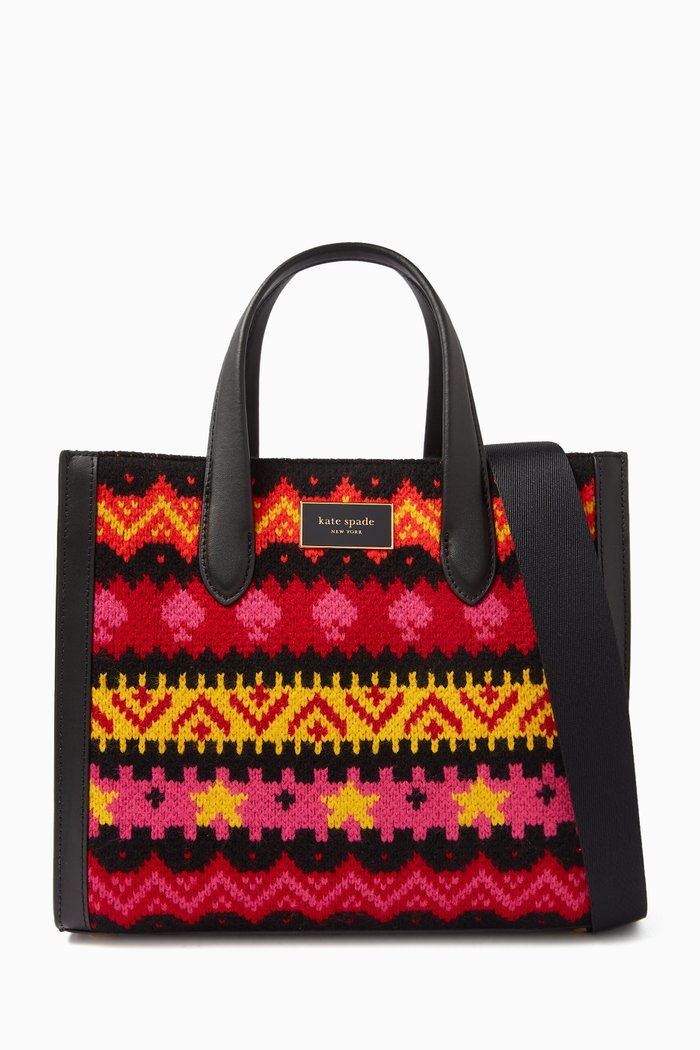 

Small Manhattan Carnival Striped Tote Bag, Pink