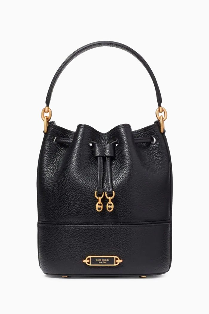 

Small Gramercy Bucket Bag in Leather, Black