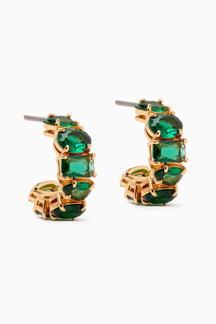 

Candy Shop Hoop Earrings, Green