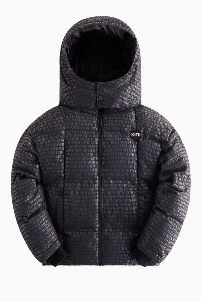 

All-over Monogram Puffer Jacket, Black