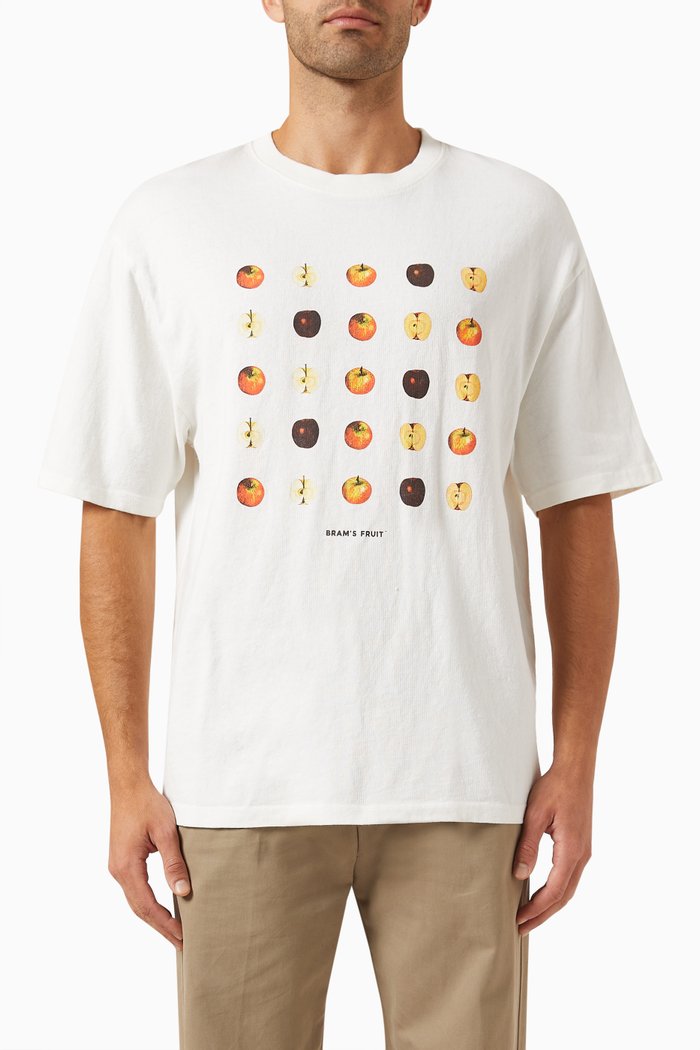 

Apple T-shirt in Cotton Jersey, White