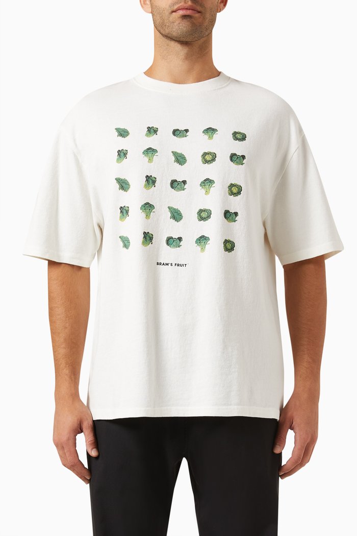 Lettuce T-shirt in Cotton Jersey, White