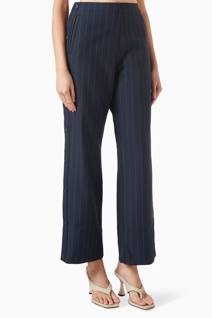 

Elliot Pinstripe Track Pants, Blue