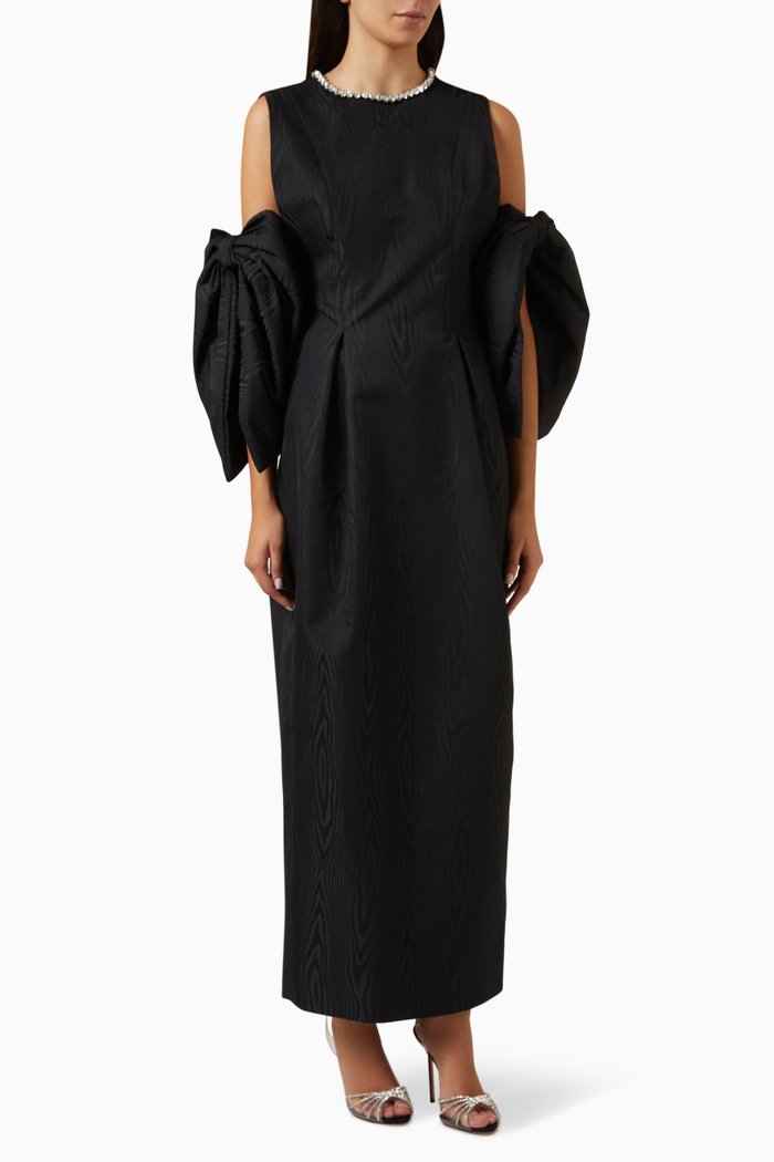 

Embellished Maxi Dress, Black