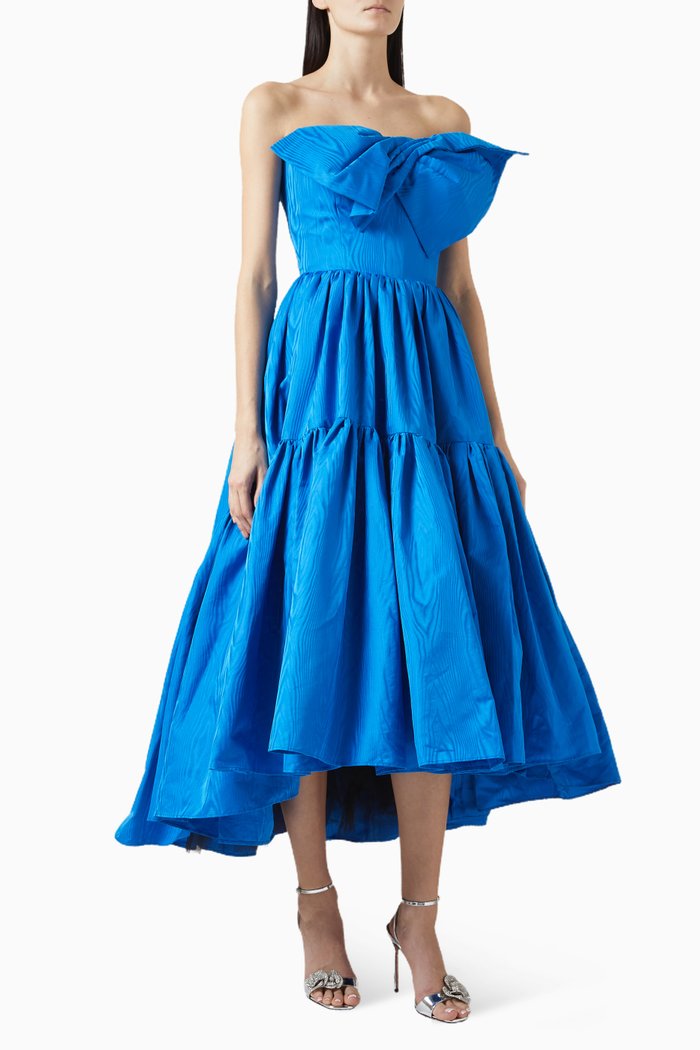 

Tiered Maxi Dress, Blue