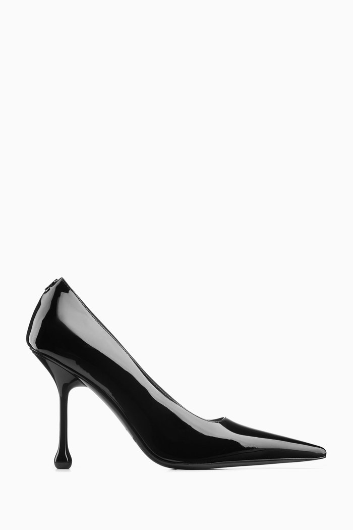 Ixia 95 Pumps in Patent Leather, Black