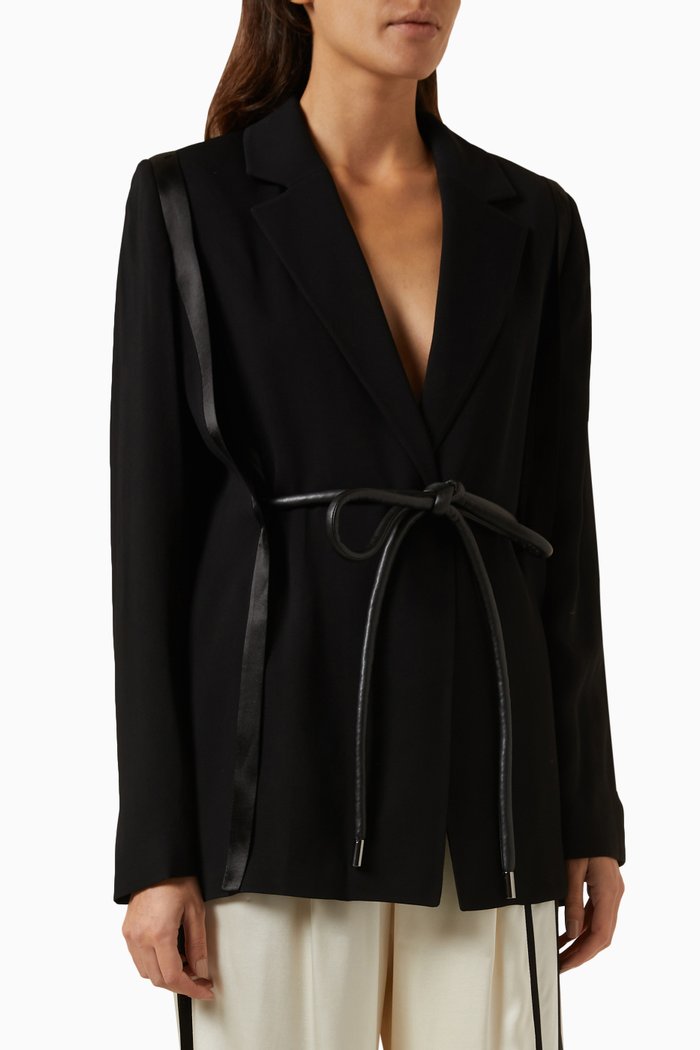 

Belted Jacket, Black