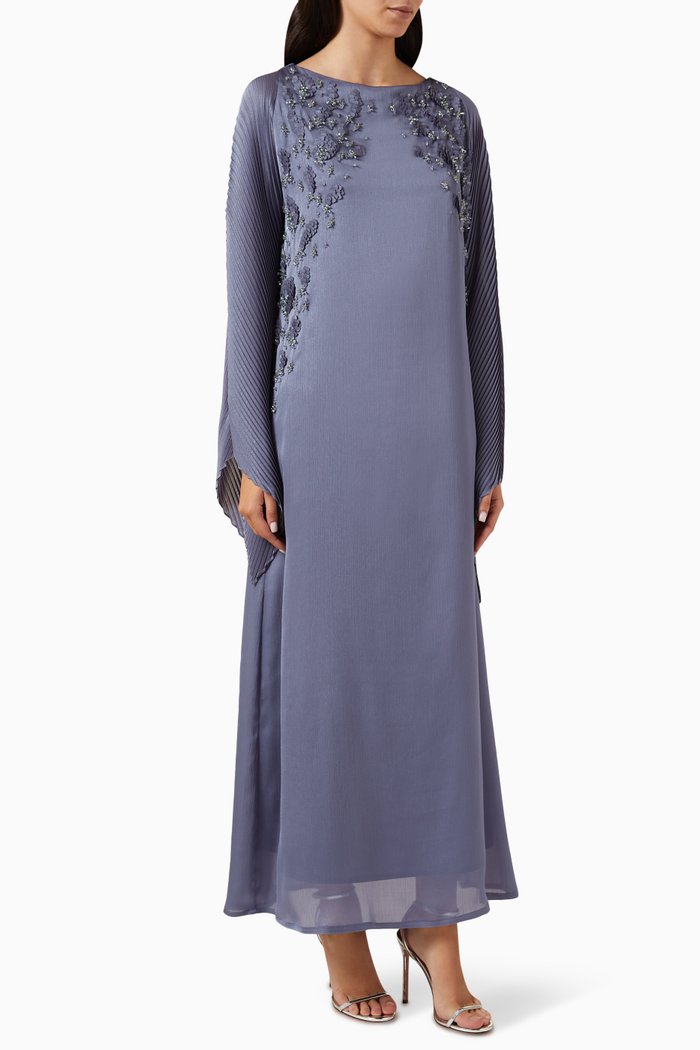 

Bead-embellished Kaftan, Blue