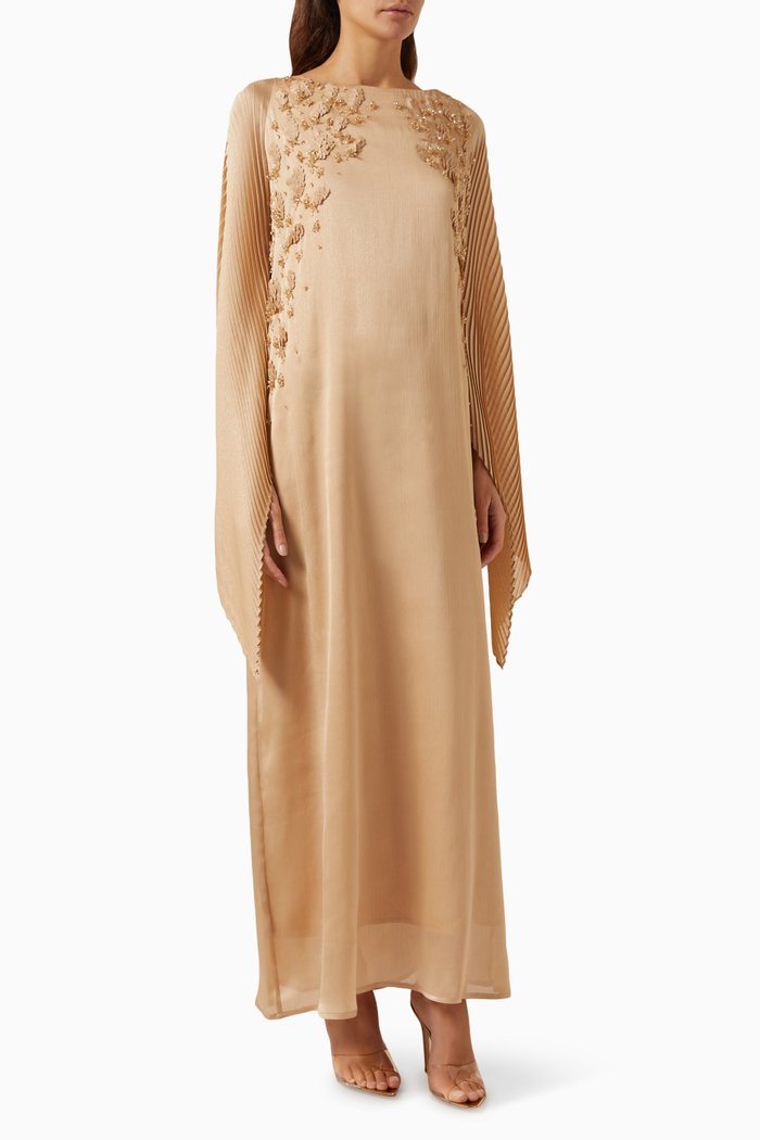 

Bead-embellished Kaftan, Gold