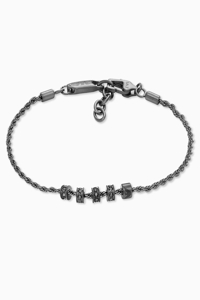 

Iconic Trend Bracelet in Brass, Grey