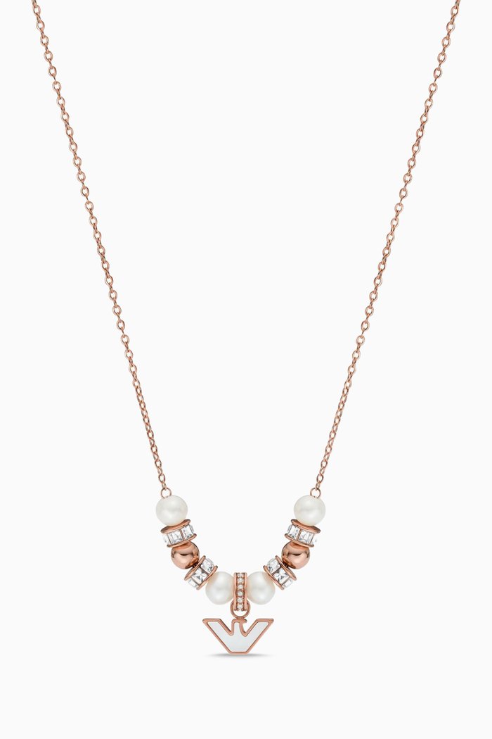 

Sentimental Necklace in Stainless Steel, Rose gold
