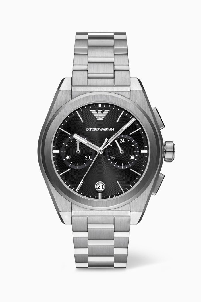 

Frederico Chrono Watch, 43mm, Silver