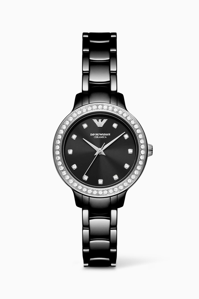 

Cleo Quartz Watch, 32mm, Black