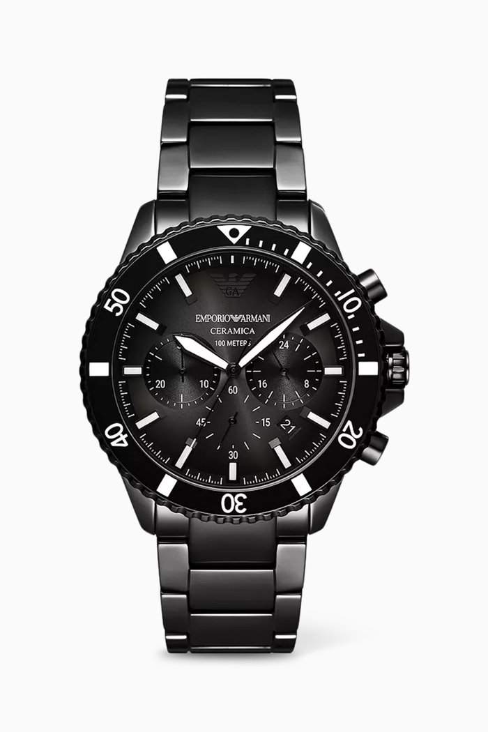 

Diver Chrono Watch, 43mm, Black