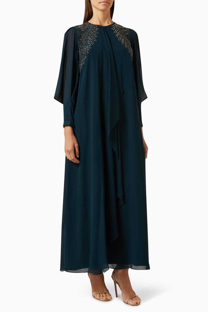 

Embellished Kaftan, Green