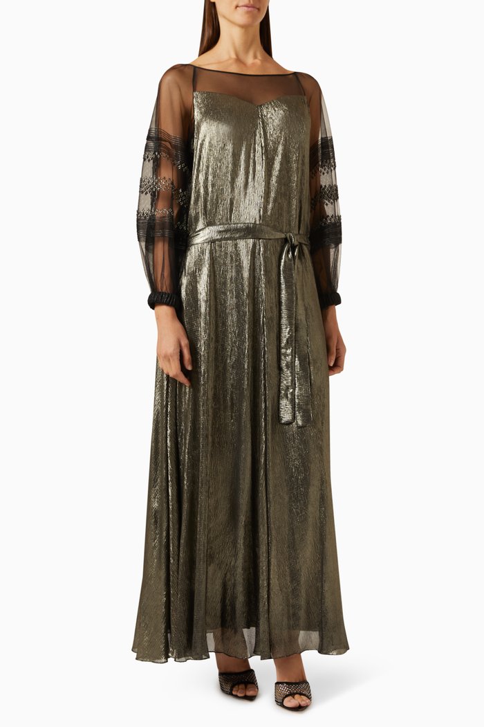 

Metallic Kaftan, Grey