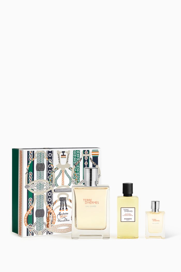 Terre d'Hermès Eau Givrée Eau de Parfum Gift Set, Colourless