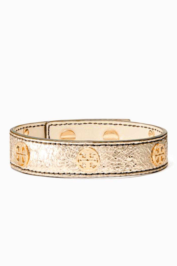

Miller Bracelet in 18kt Gold-plated Brass & Leather