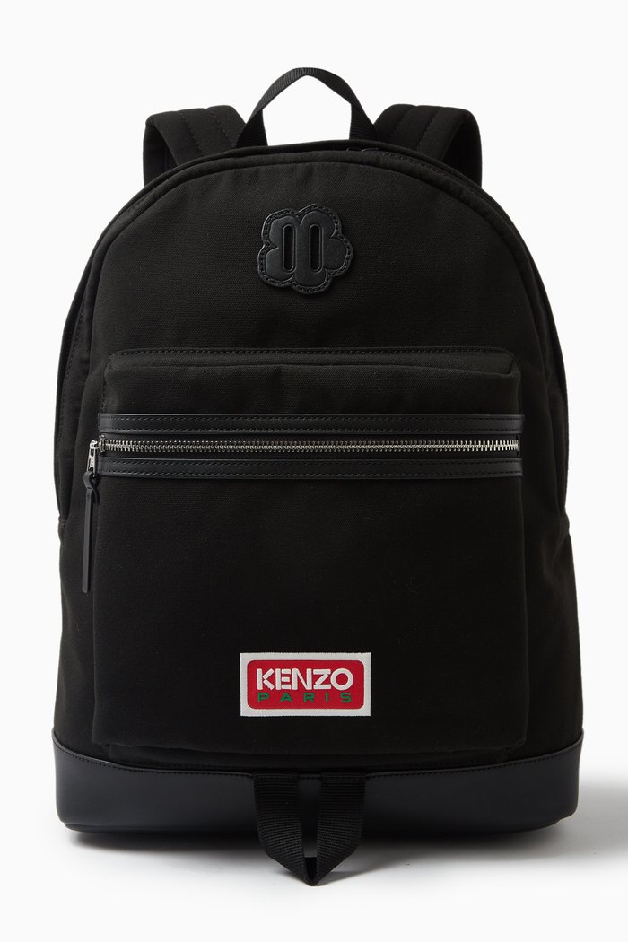 

Explorer Logo Backpack in Canvas, Black