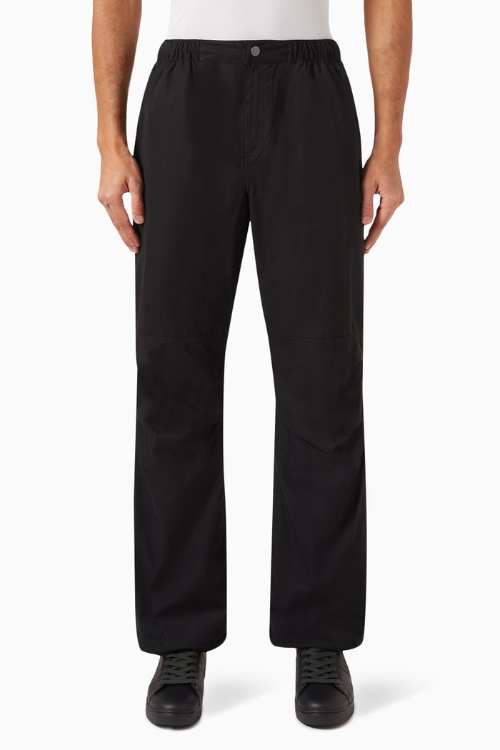 Utility Pants in Cotton-blend, Black