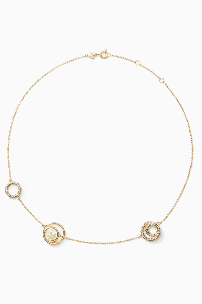

Miller Rings Necklace in 18kt Gold-plated Brass