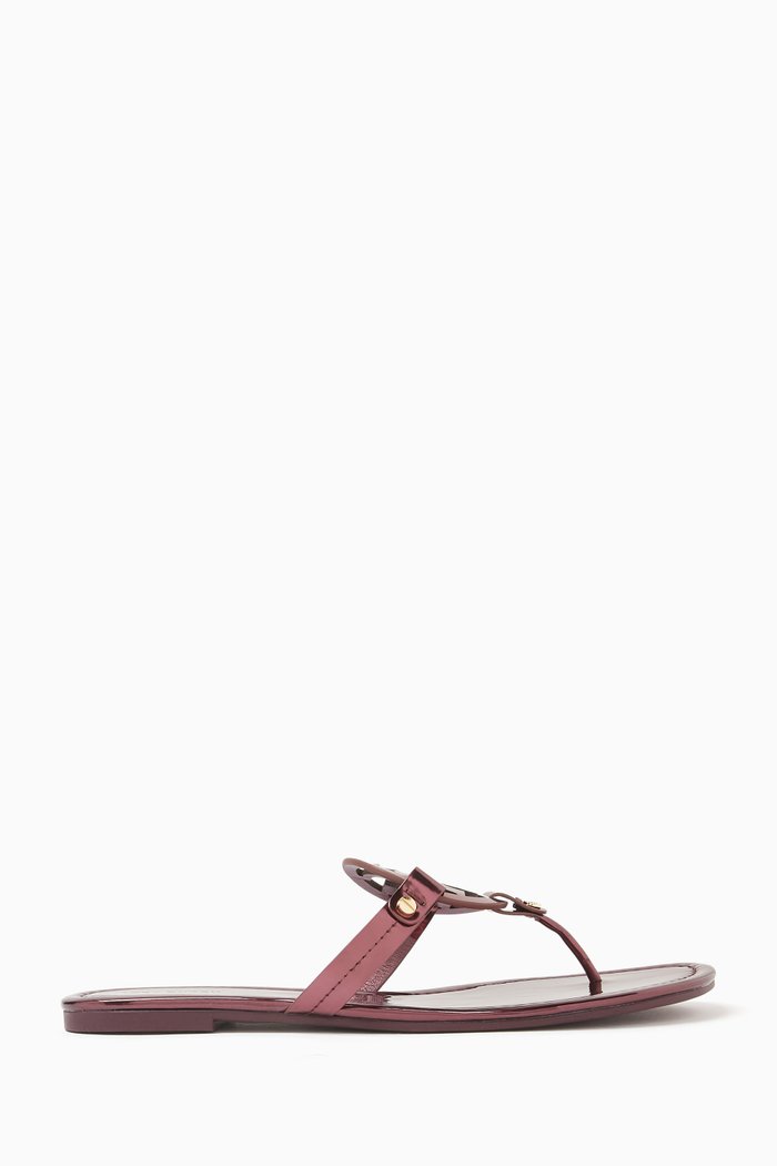 

Miller Metallic Sandals, Red