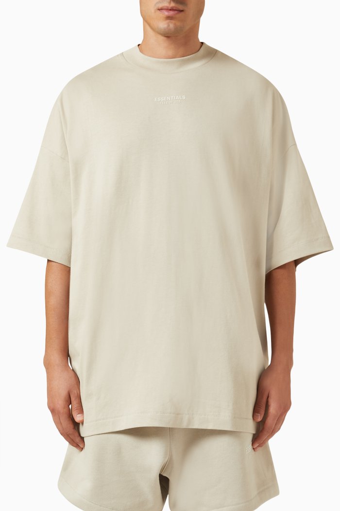 Essentials T-shirt in Cotton-jersey, Grey