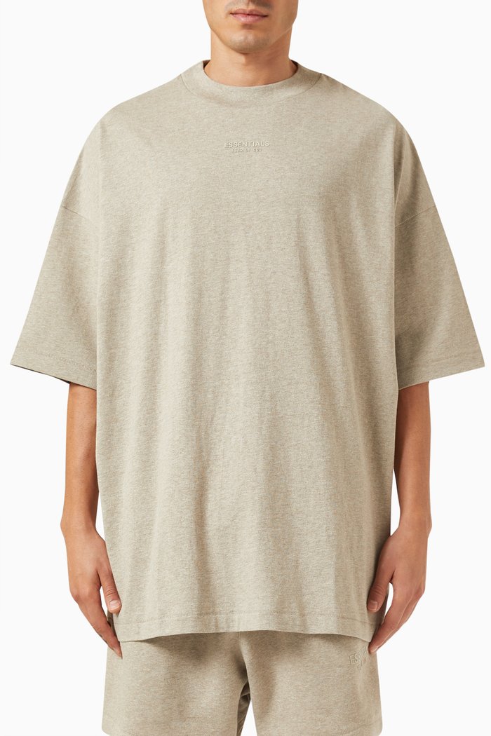 

Essentials T-shirt in Cotton-jersey, Grey