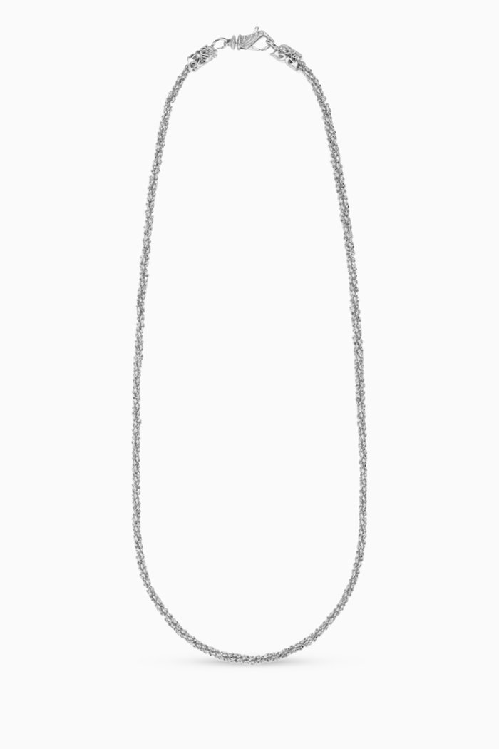 

Margarita Twisted Chain Necklace in Sterling Silver