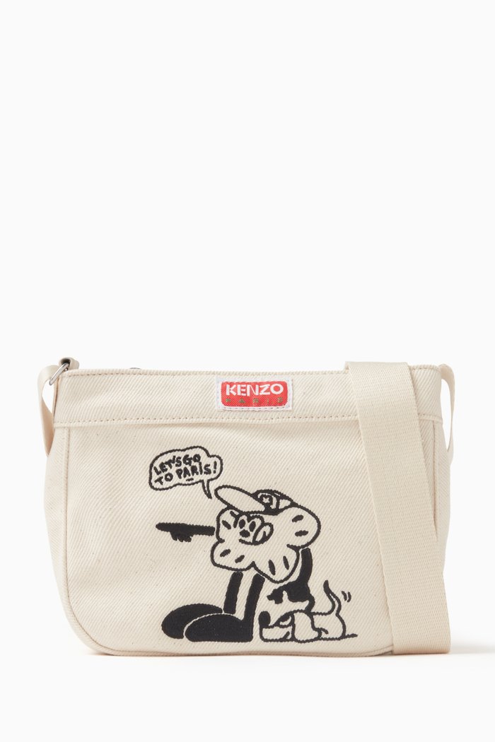 

Small "BOKE Boy" Tote Bag in Canvas, Neutral