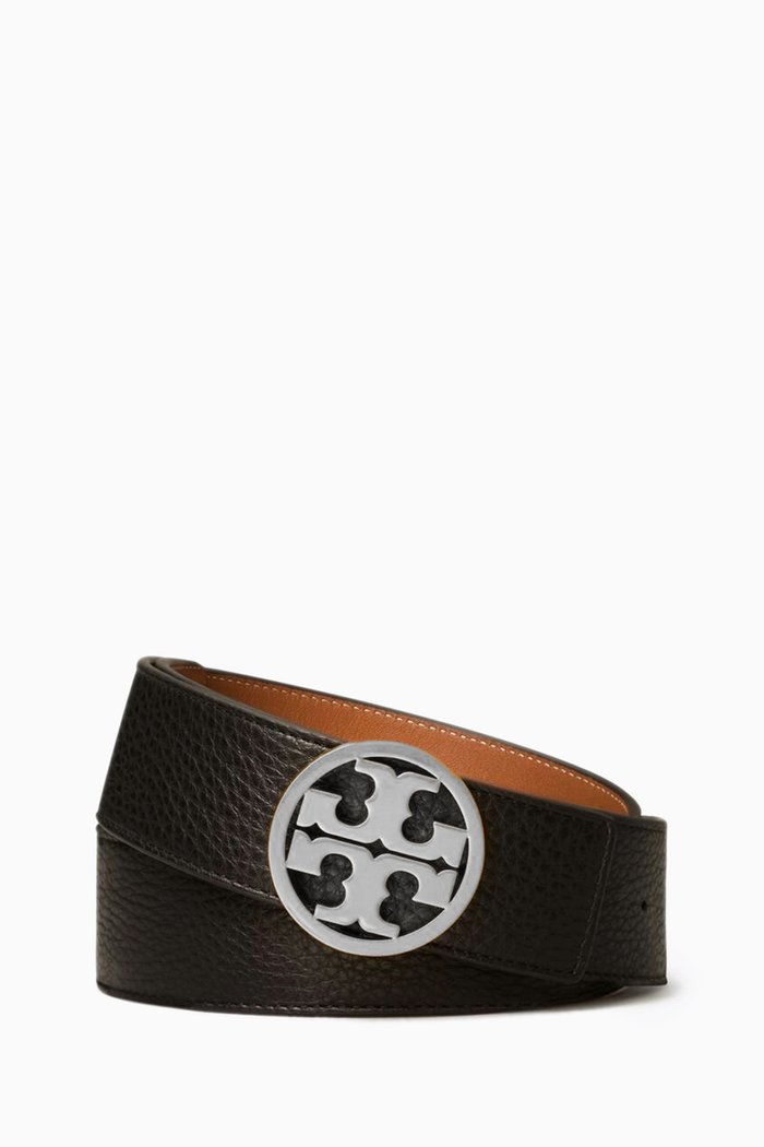 

Reversible Miller Belt in Leather, Black