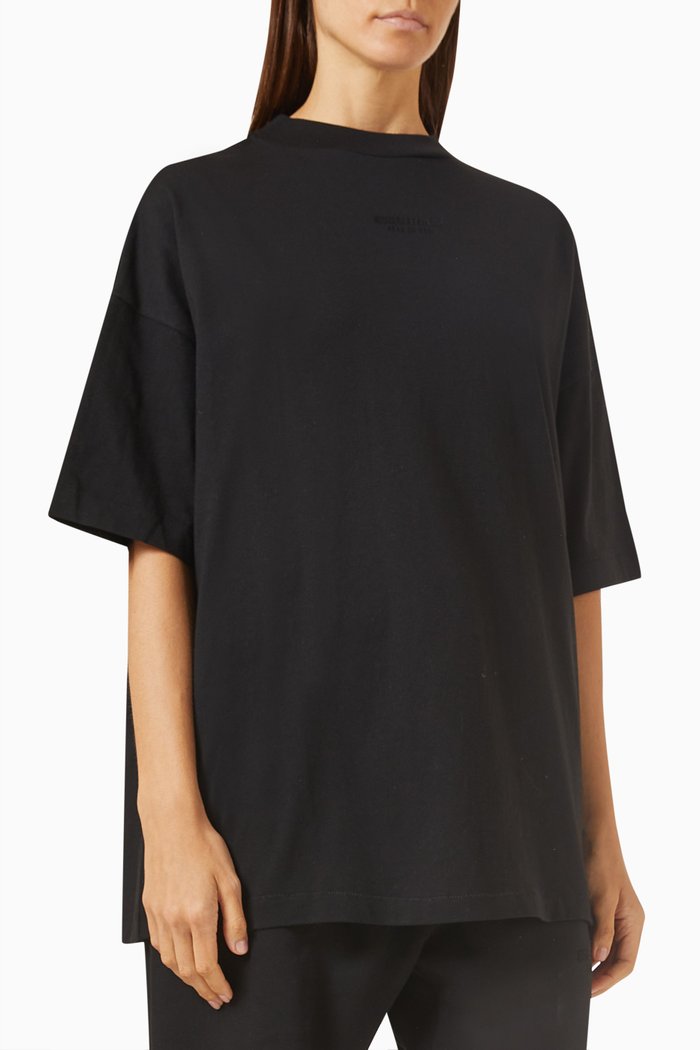 

Essentials T-shirt in Cotton-jersey, Black