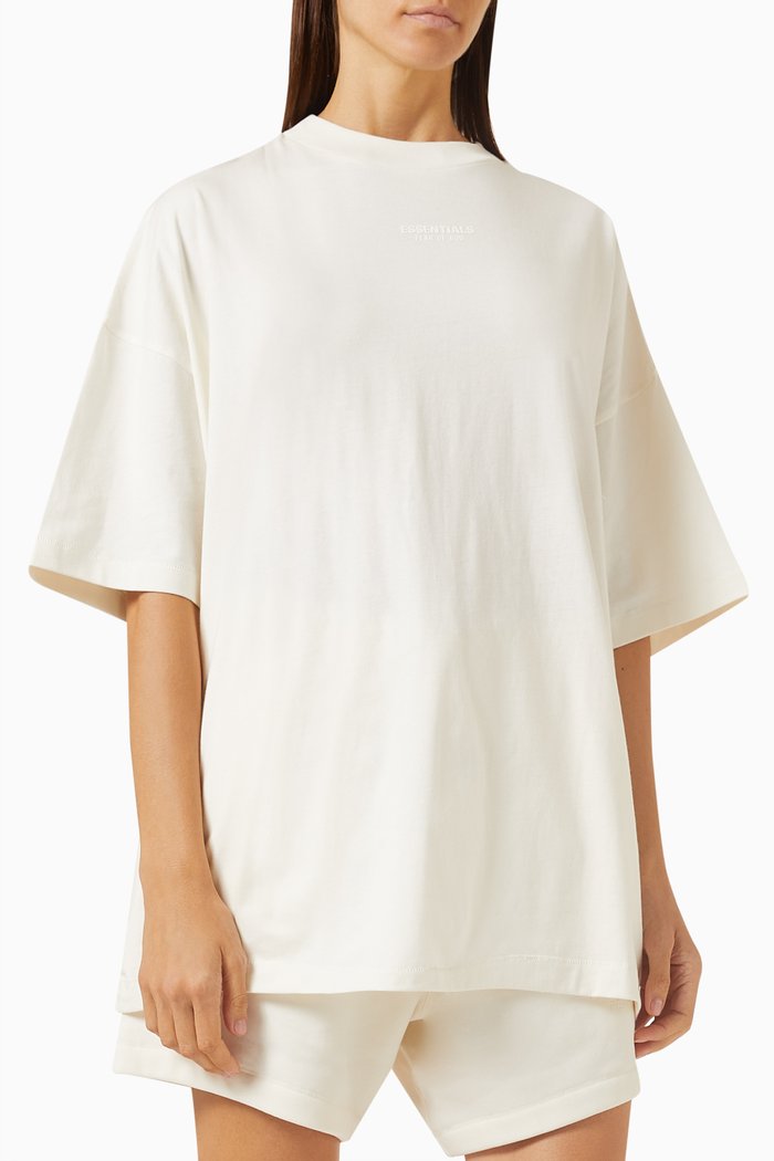 

Essentials T-shirt in Cotton-jersey, Grey