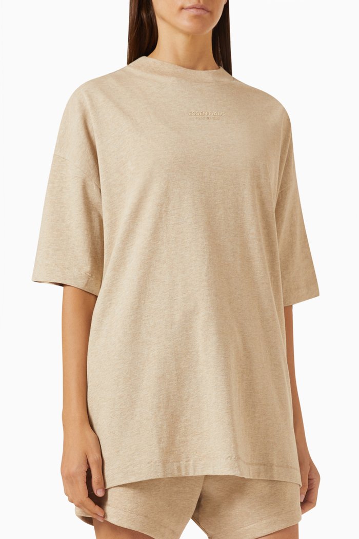 

Essentials T-shirt in Cotton-jersey, Gold