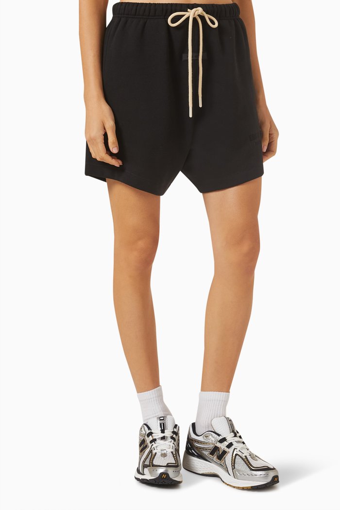 

Essentials Sweat Shorts in Cotton-fleece, Black