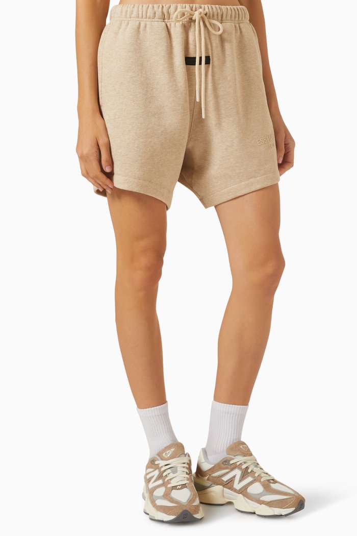 

Essentials Sweat Shorts in Cotton-fleece, Gold